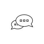 messages icon vector