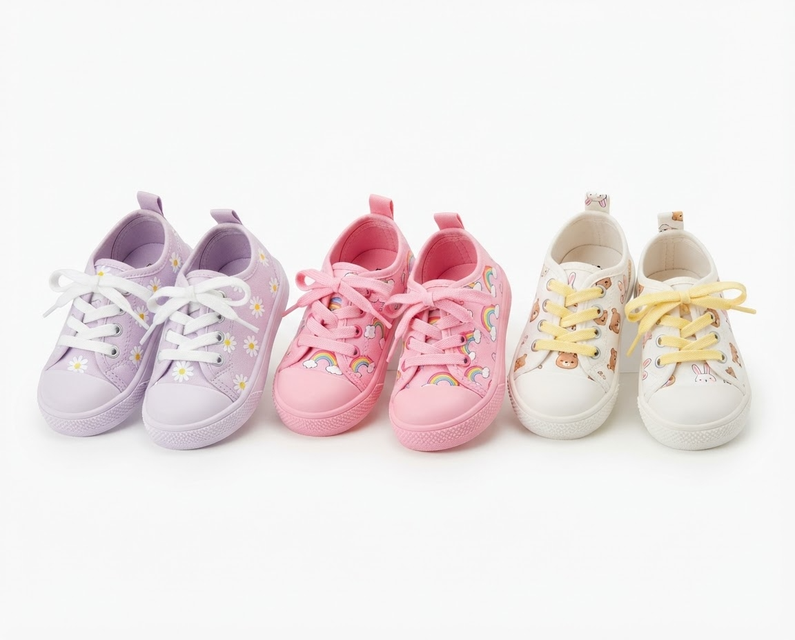 canvas-shoes (2) girl canvas shoes - Image 1