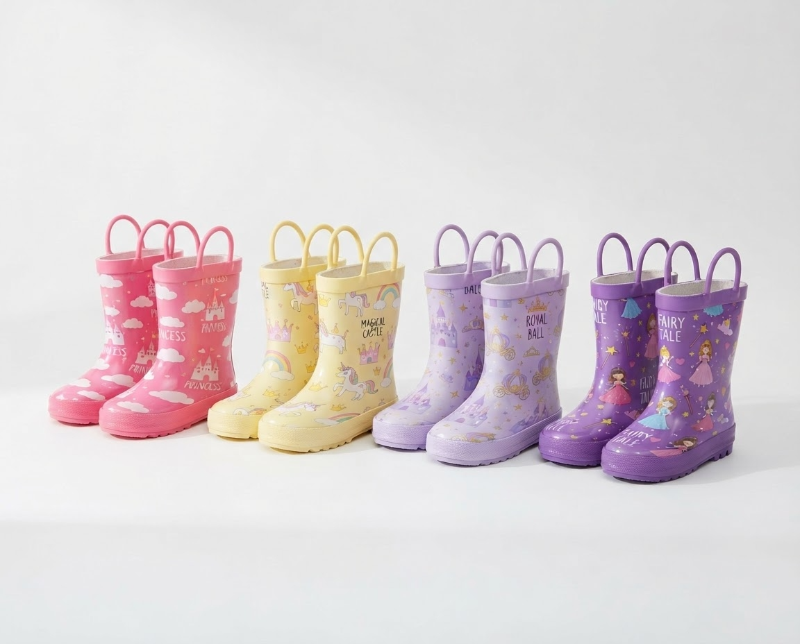 rain boots (2) girl rain boots - Image 1