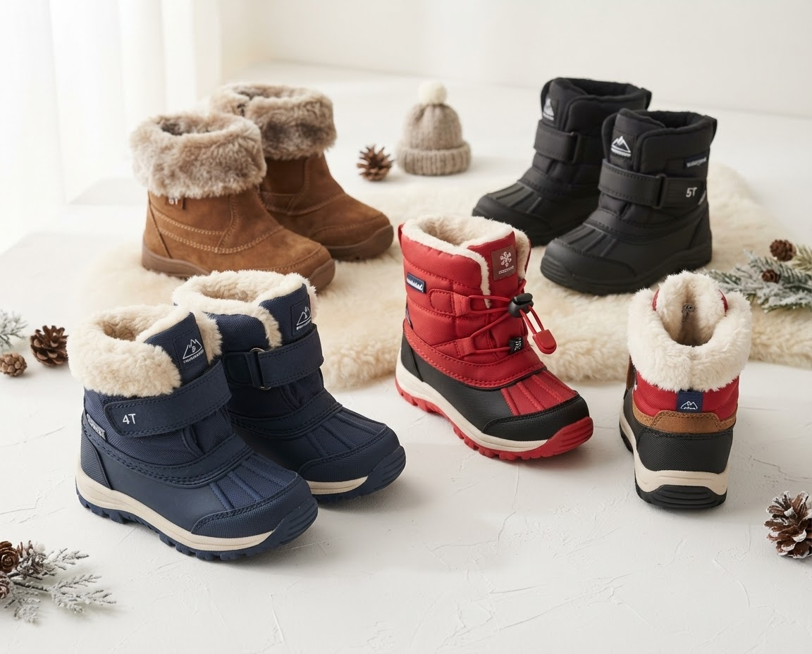 snow boots (2) boy snow boots - Image 1